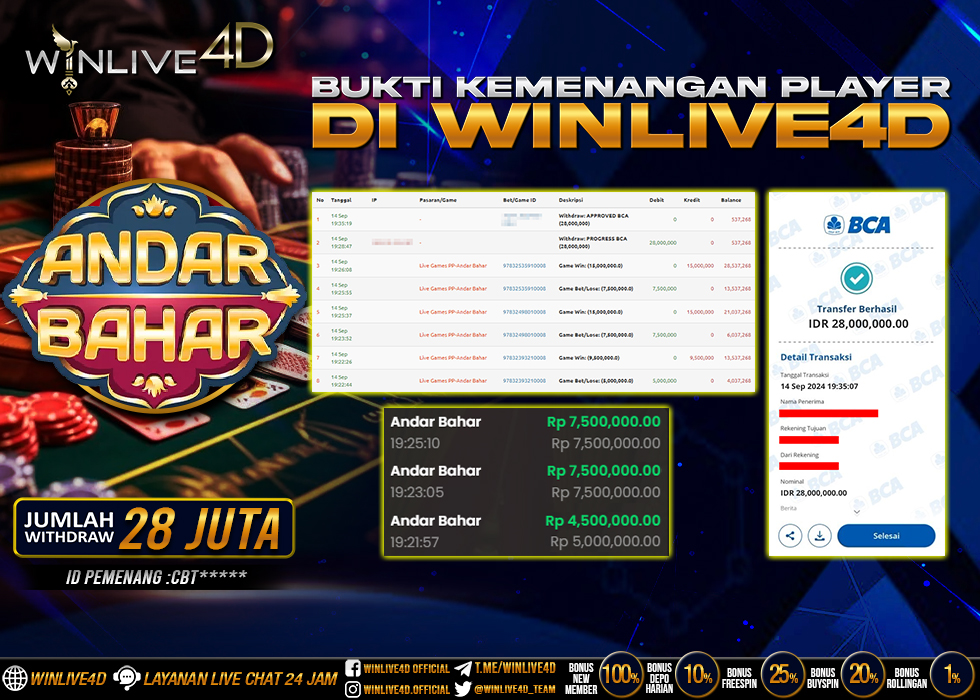 WINLIVE4D JACKPOT LIVE CASINO ANDAR BAHAR