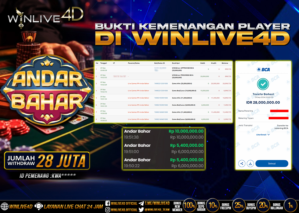 WINLIVE4D JACKPOT LIVE CASINO ANDAR BAHAR