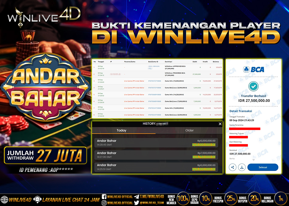 WINLIVE4D JACKPOT LIVE CASINO ANDAR BAHAR