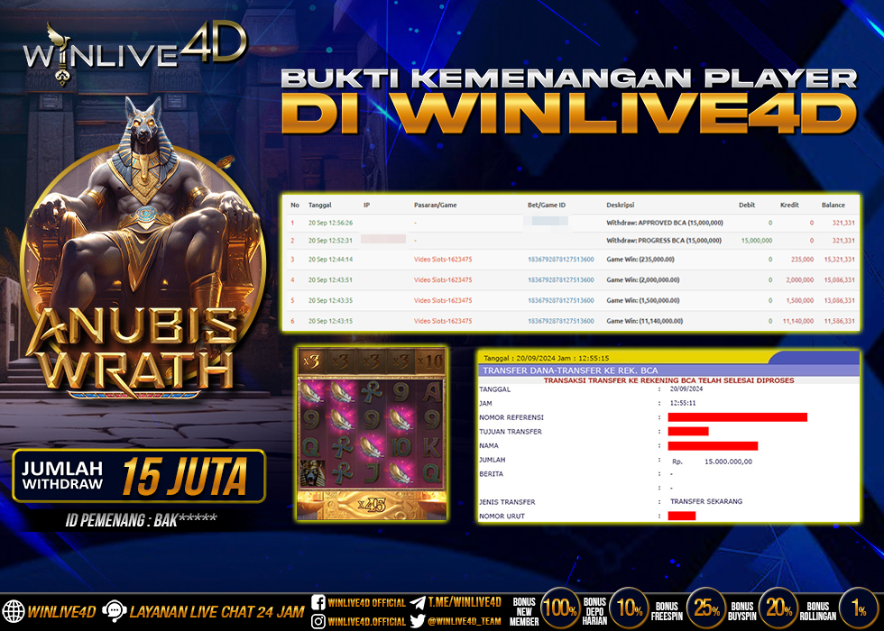 WINLIVE4D JACKPOT SLOT ANUBIS WRATH