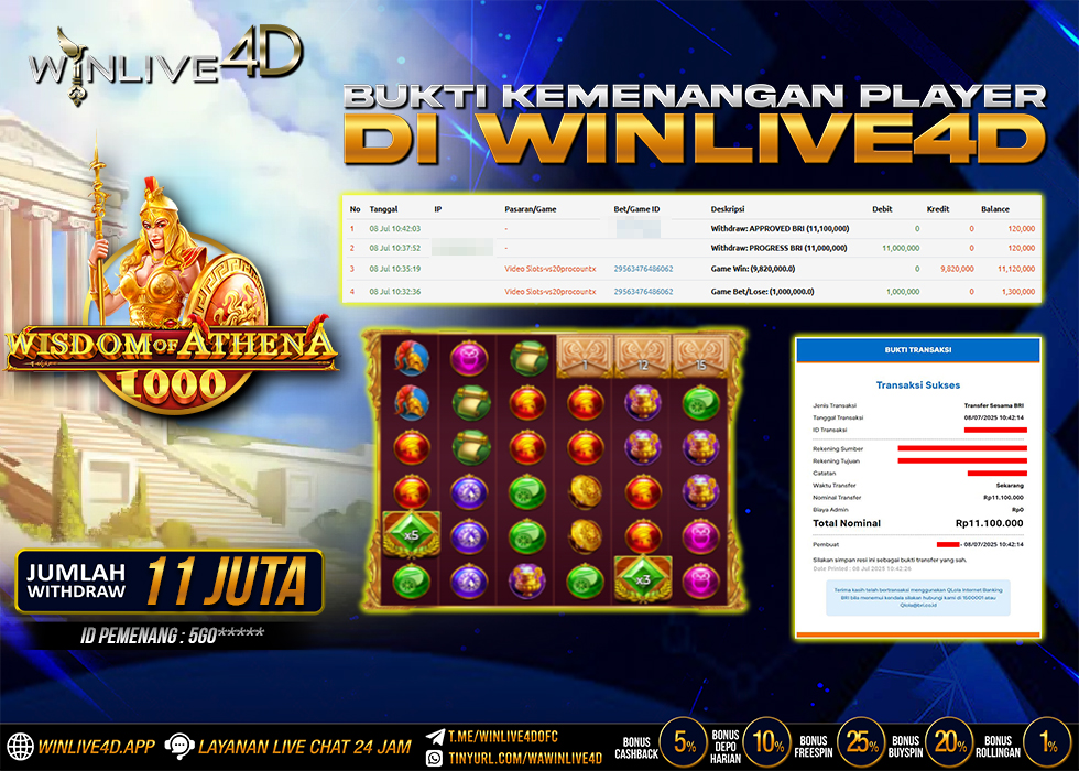 WINLIVE4D JACKPOT wisdom-of-athena