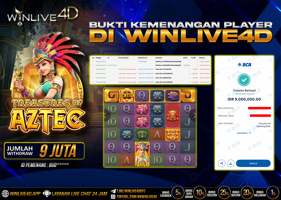 WINLIVE4D JACKPOT aztec-4-9-25.,- LUNAS