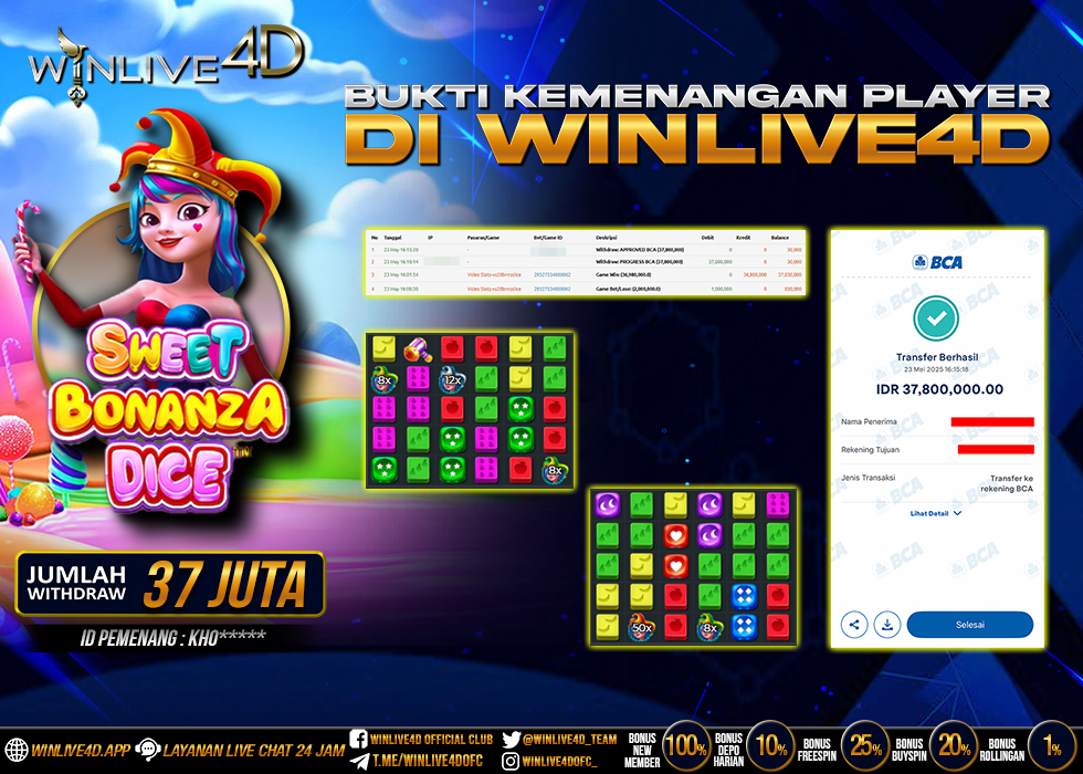 WINLIVE4D JACKPOT BONANZA GOLD
