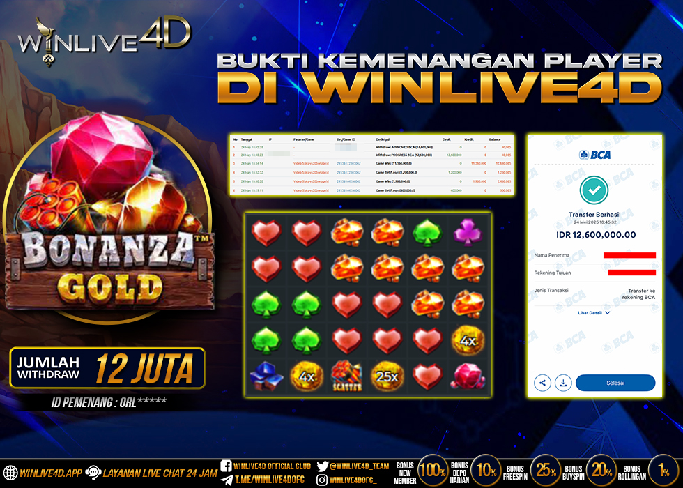 WINLIVE4D JACKPOT BONANZA GOLD