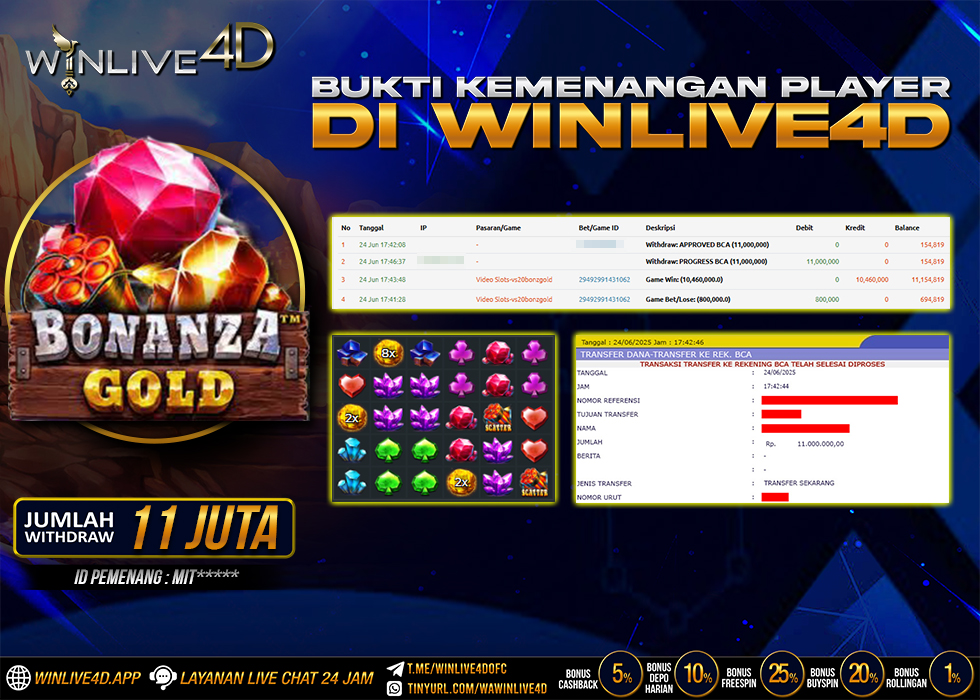 WINLIVE4D JACKPOT BONANZA GOLD