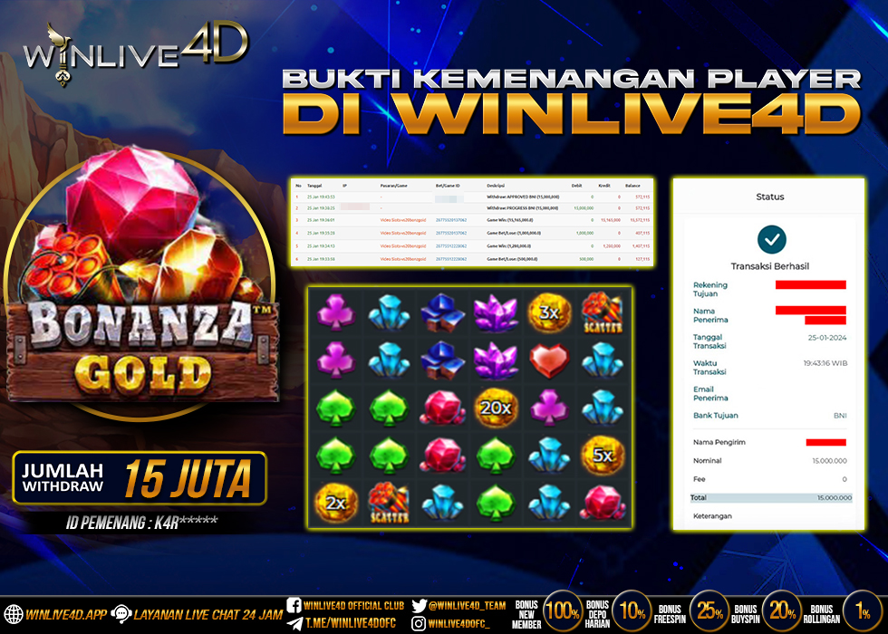 WINLIVE4D JACKPOT BONANZA GOLD