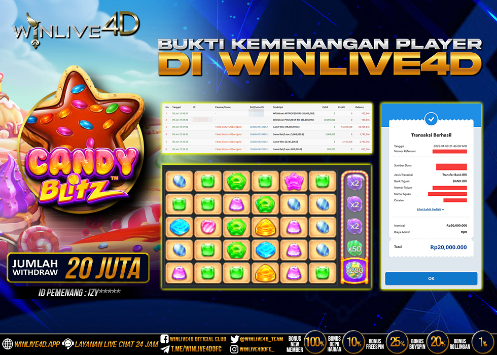 WINLIVE4D JACKPOT CANDY BLITZ