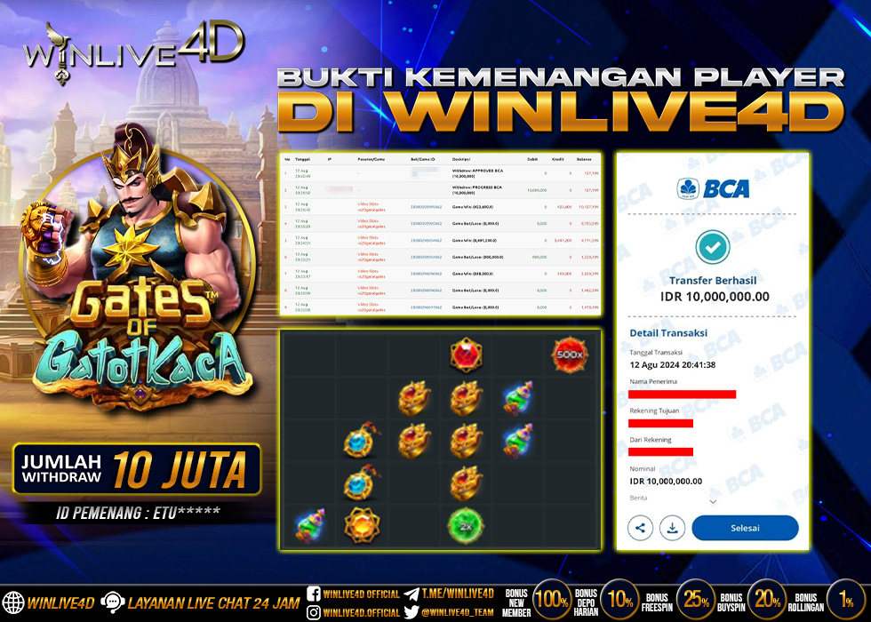WINLIVE4D JACKPOT SLOT GATES OF GATOTKACA