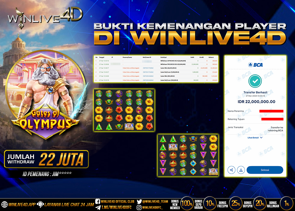 WINLIVE4D JACKPOT GATES OF OLYMPUS