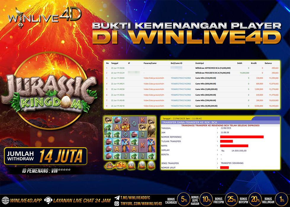 WINLIVE4D JACKPOT jurassic-kingdom-22-6-25.,- LUNAS