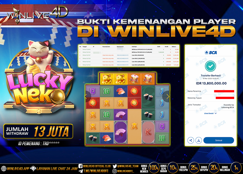 WINLIVE4D JACKPOT SLOT LUCKY NEKO