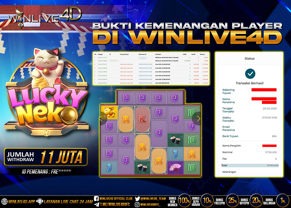 WINLIVE4D JACKPOT SLOT LUCKY NEKO