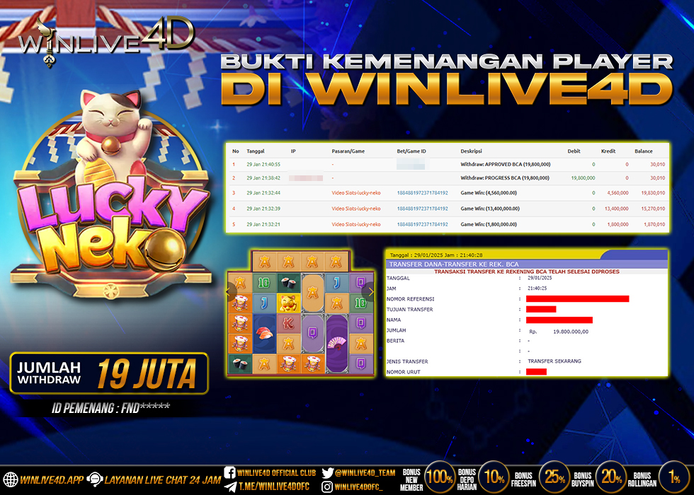 WINLIVE4D JACKPOT SLOT LUCKY NEKO