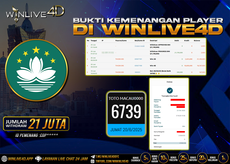 WINLIVE4D JACKPOT TOGEL MACAU0000