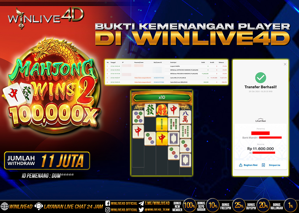 WINLIVE4D JACKPOT SLOT MAHJONG WINS 2