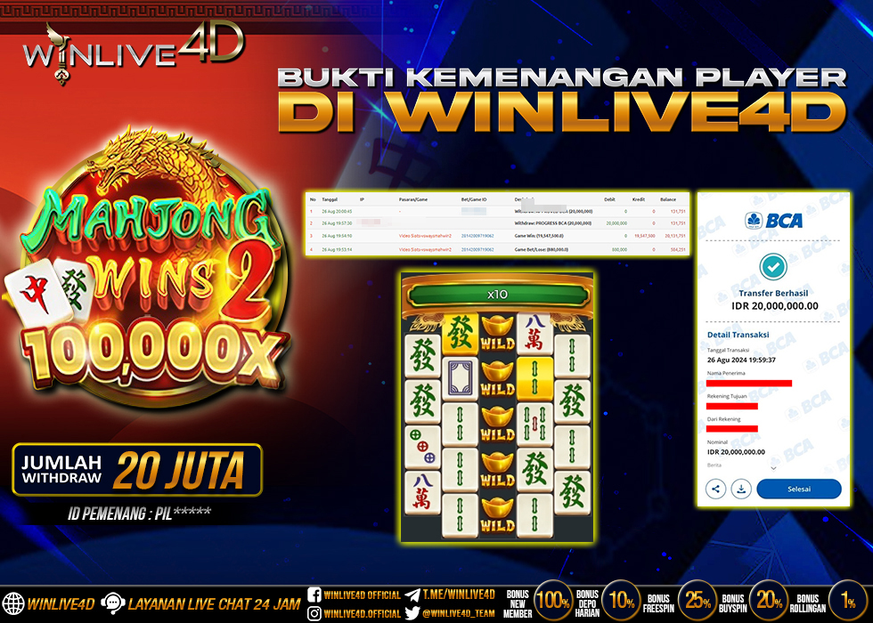 WINLIVE4D JACKPOT SLOT MAHJONG WINS 2