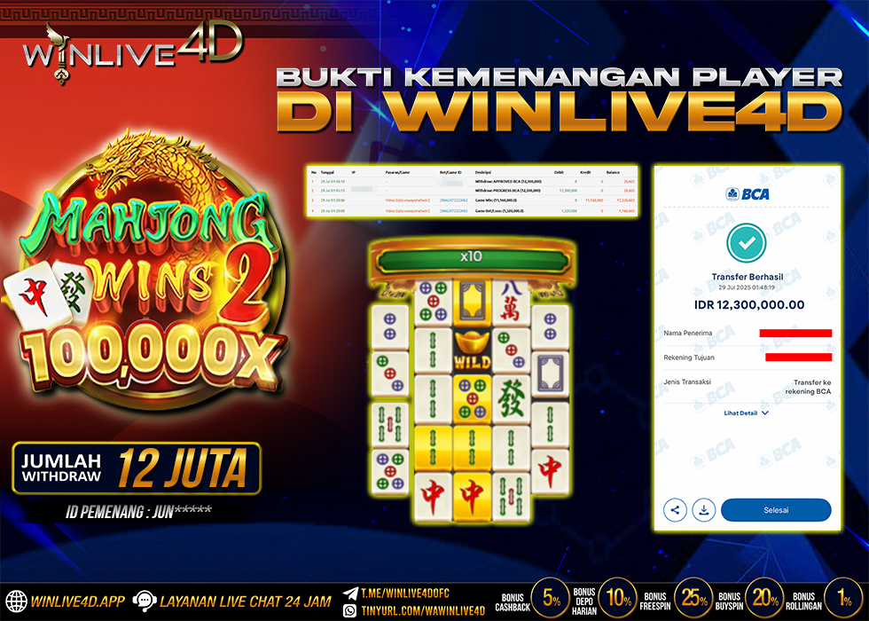 WINLIVE4D SLOT MAHJONG WINS 2