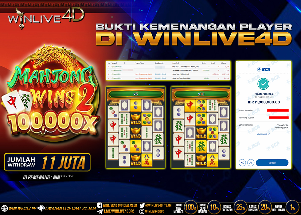 WINLIVE4D SLOT MAHJONG WINS 2