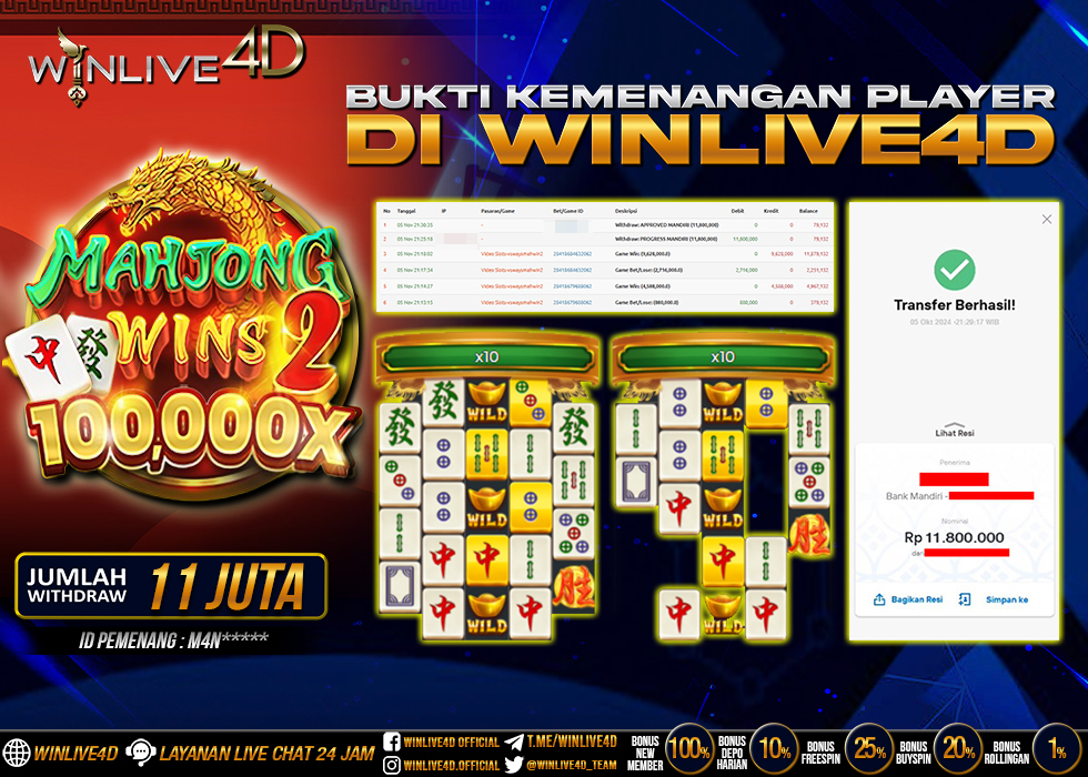 WINLIVE4D SLOT MAHJONG WINS 2