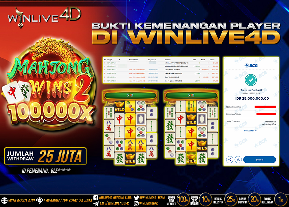 WINLIVE4D SLOT MAHJONG WINS 2