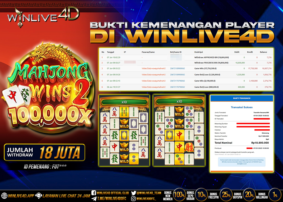 WINLIVE4D SLOT MAHJONG WINS 2