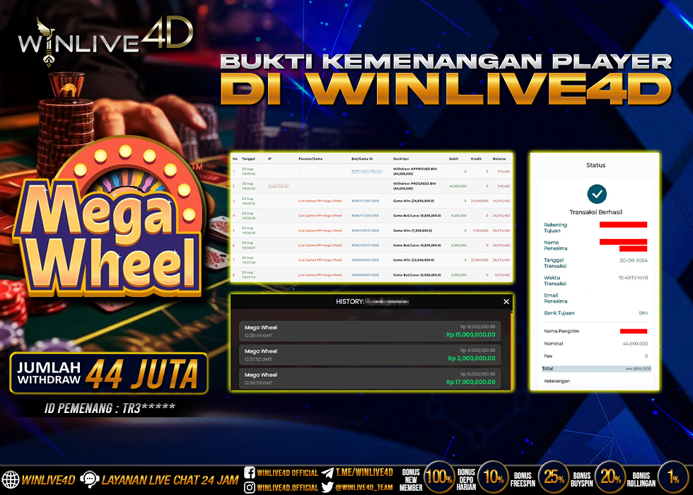 WINLIVE4D LIVE CASINO MEGA WHEEL20-8-24