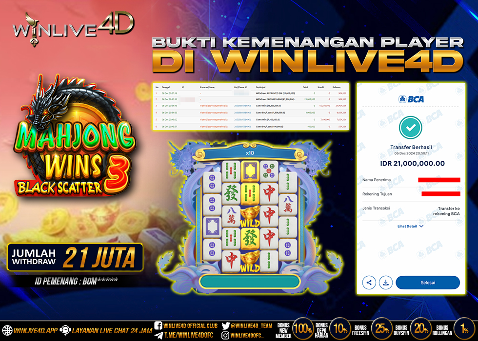 WINLIVE4D JACKPOT mj3-6-12-24
