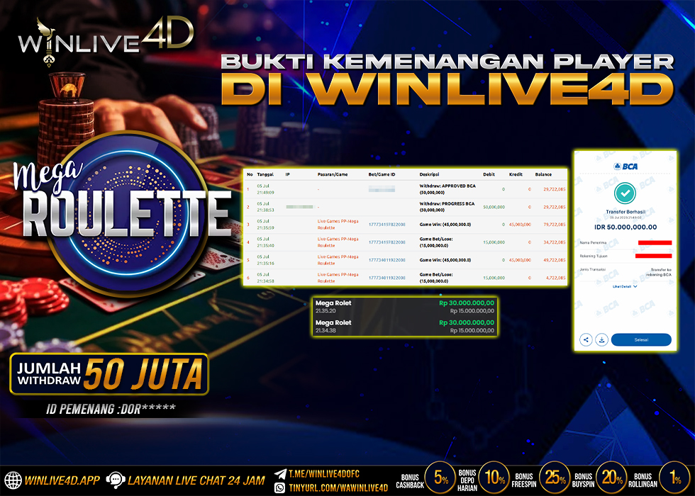 WINLIVE4D-jackpot-LIVE CASINO-MEGA ROULETTE
