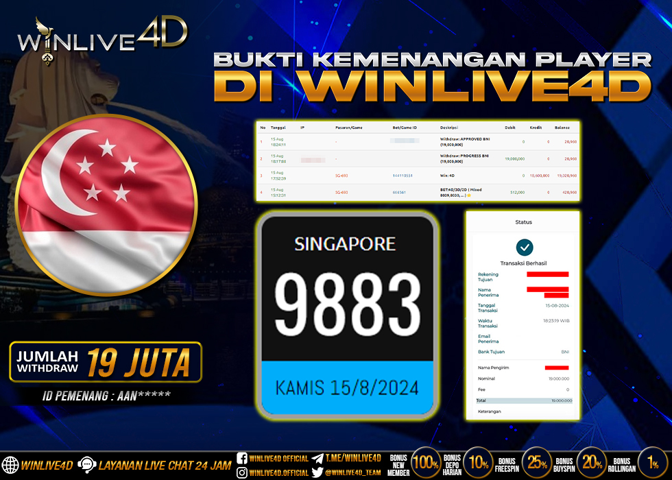 WINLIVE4D JACKPOT TOGEL SINGAPORE