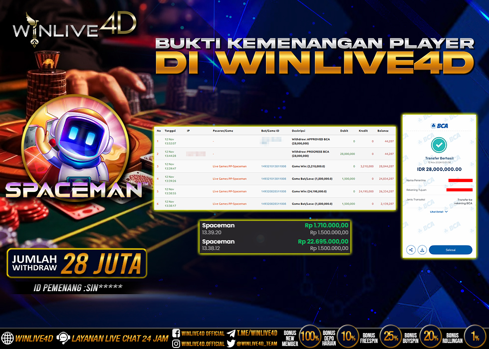 WINLIVE4D JACKPOT SPACEMAN