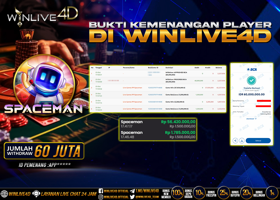 WINLIVE4D JACKPOT SPACEMAN