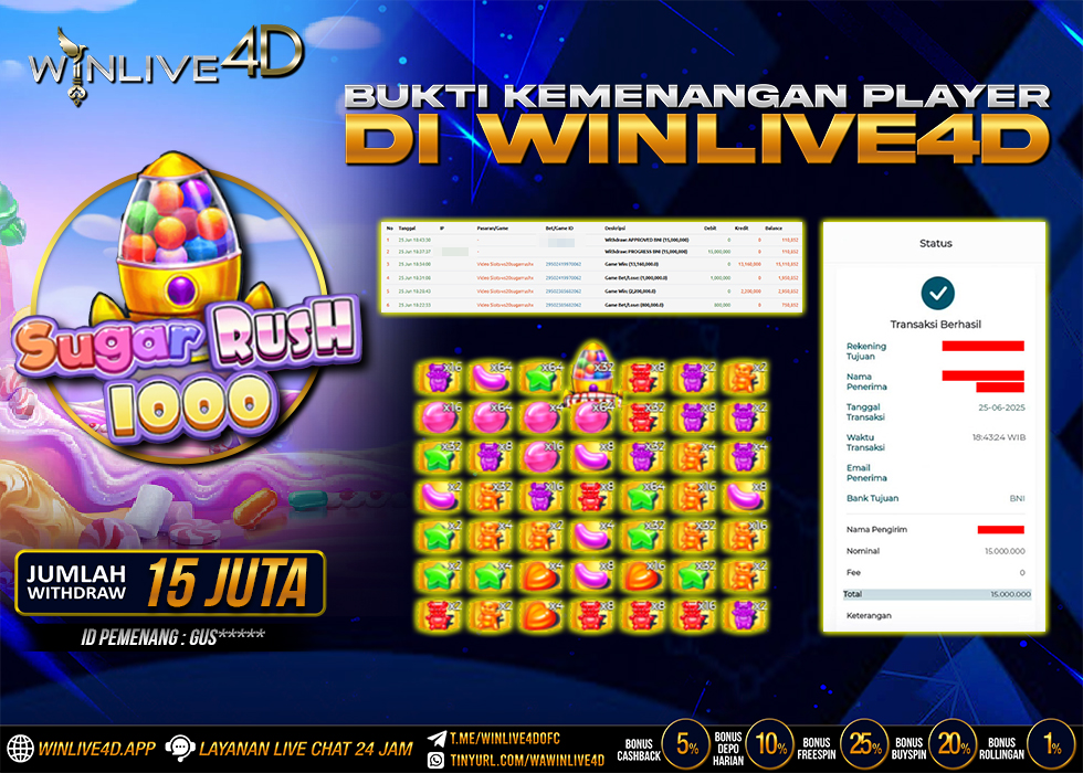 WINLIVE4D JACKPOT sugar-rush-1000