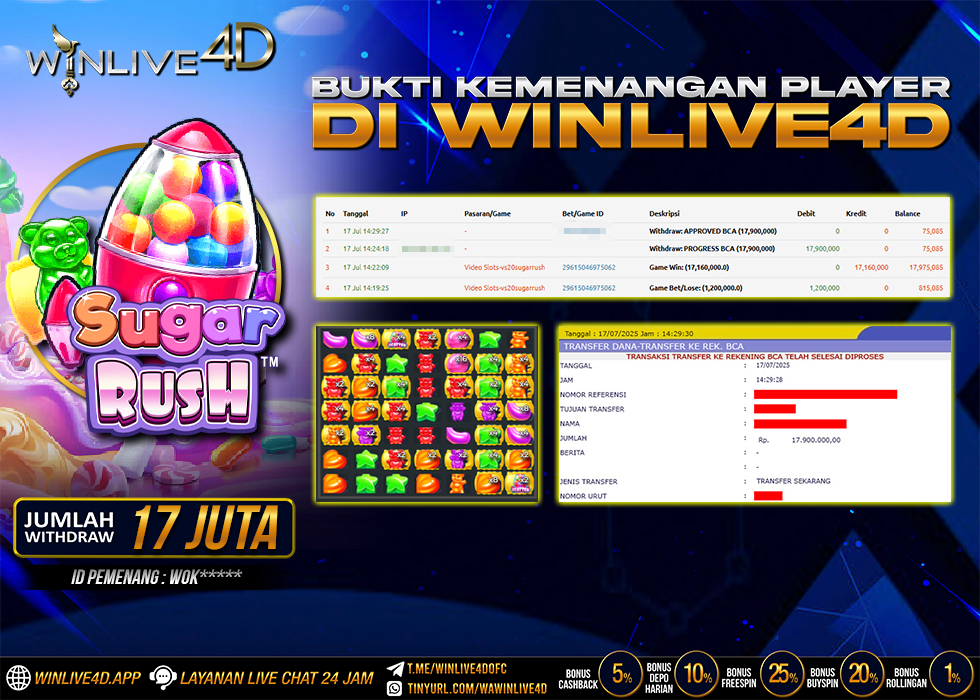 WINLIVE4D JACKPOT SUGAR RUSH