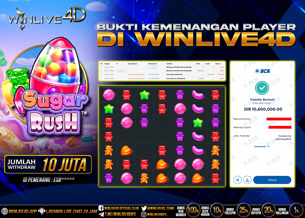 WINLIVE4D JACKPOT SUGAR RUSH