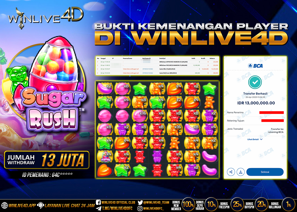WINLIVE4D JACKPOT SUGAR RUSH