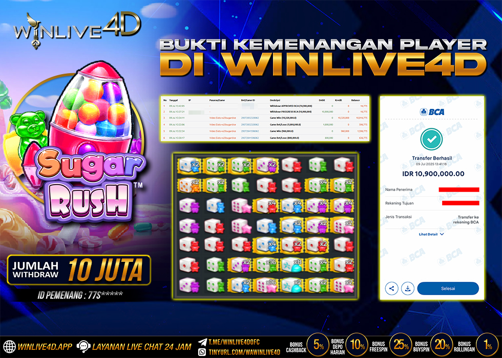 WINLIVE4D JACKPOT SUGAR RUSH