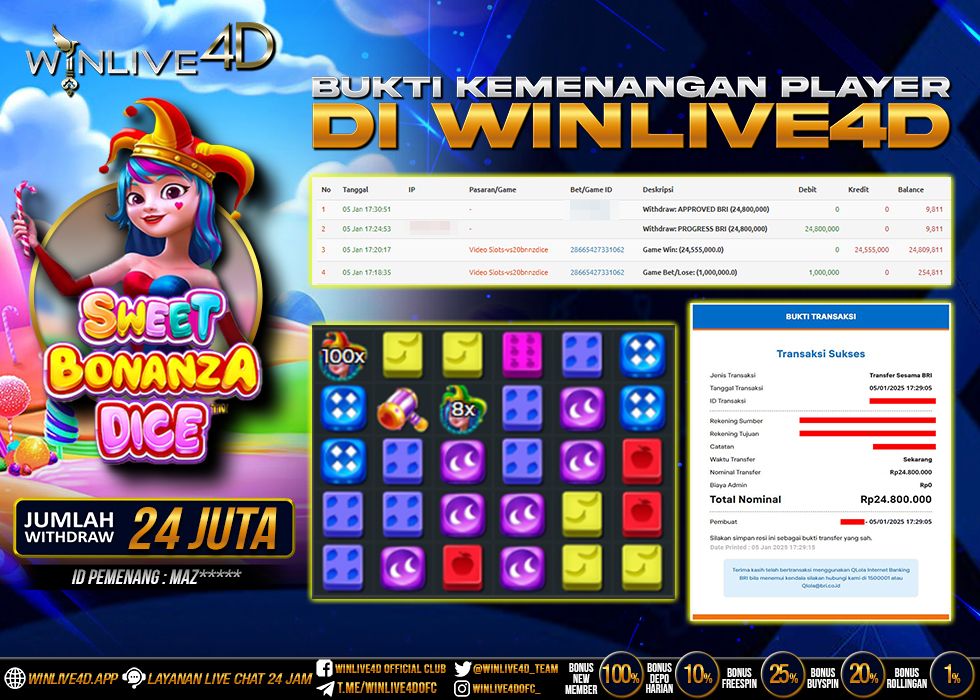 WINLIVE4D-jackpot-SLOT-SWEET BONANZA DICE-rp17000000--lunas-08-45-56-2024-03-23