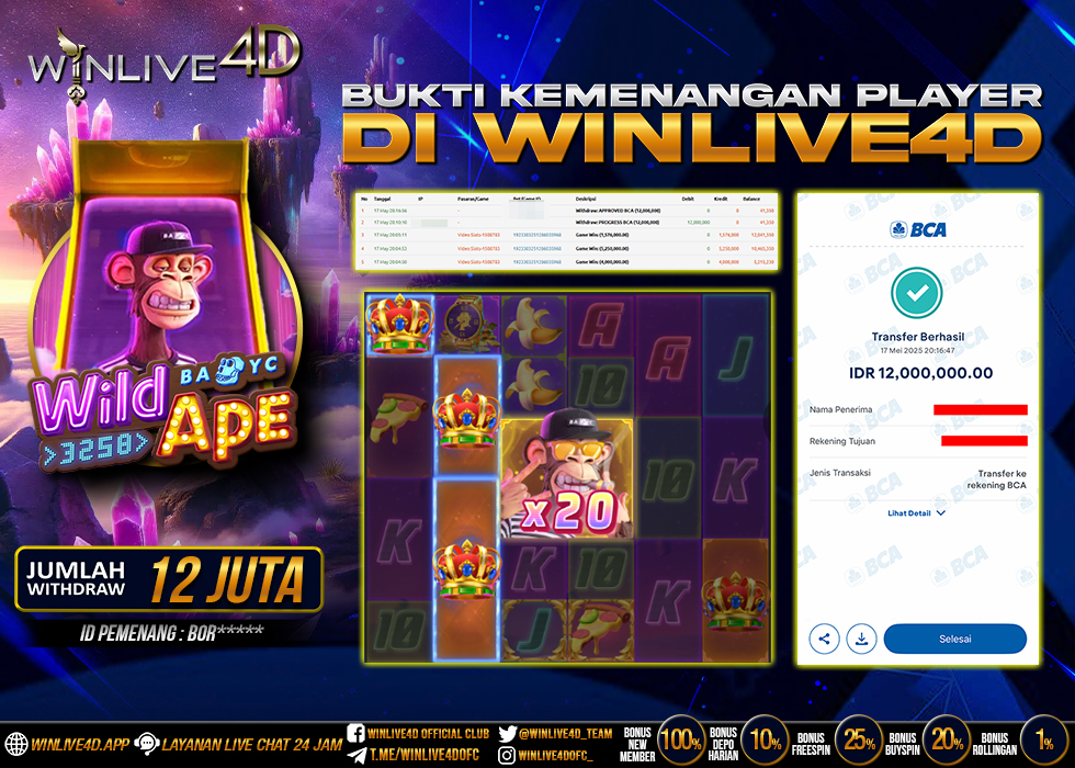 WINLIVE4D JACKPOT wild-ape-17-5-25.,- LUNAS