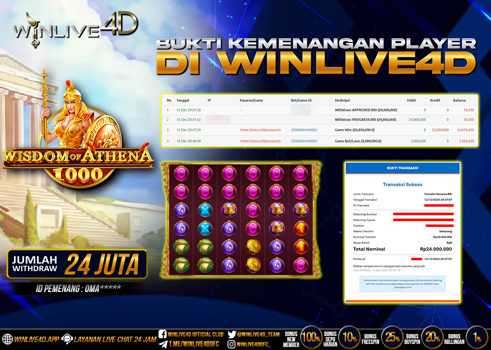 WINLIVE4D JACKPOT wisdom-of-athena-1000-12-12-24