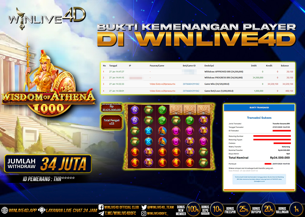 WINLIVE4D JACKPOT wisdom-of-athena-1000-27-1-25