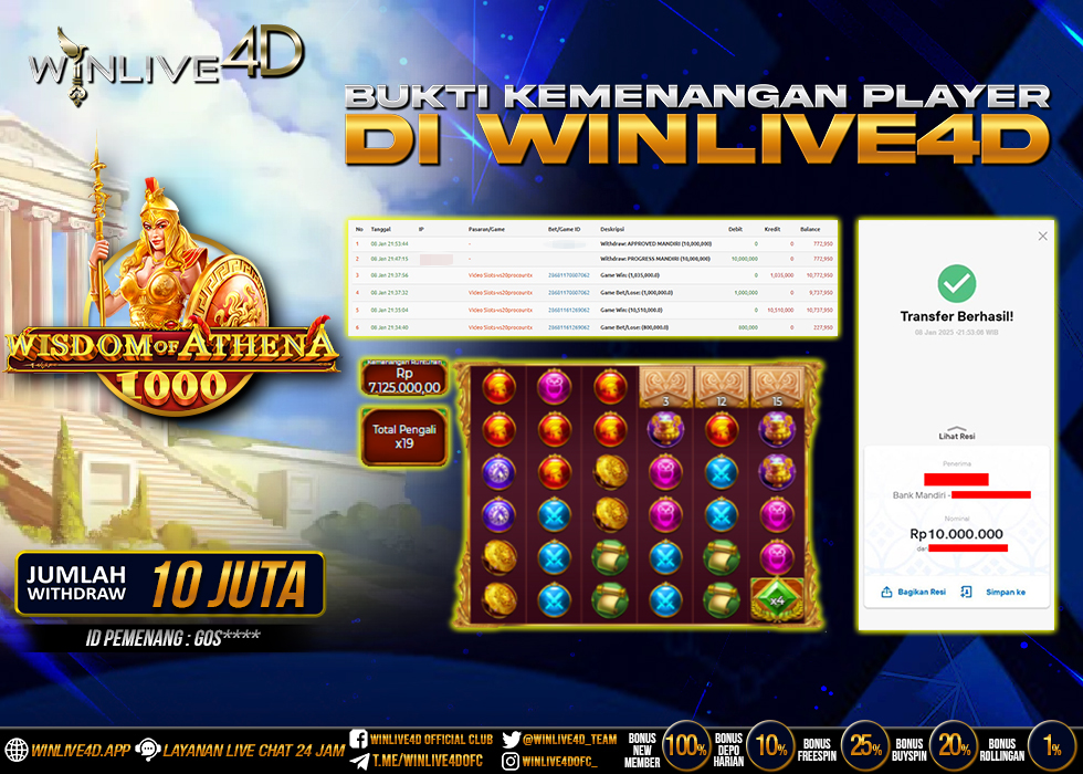 WINLIVE4D JACKPOT wisdom-of-athena-1000-6-12-24